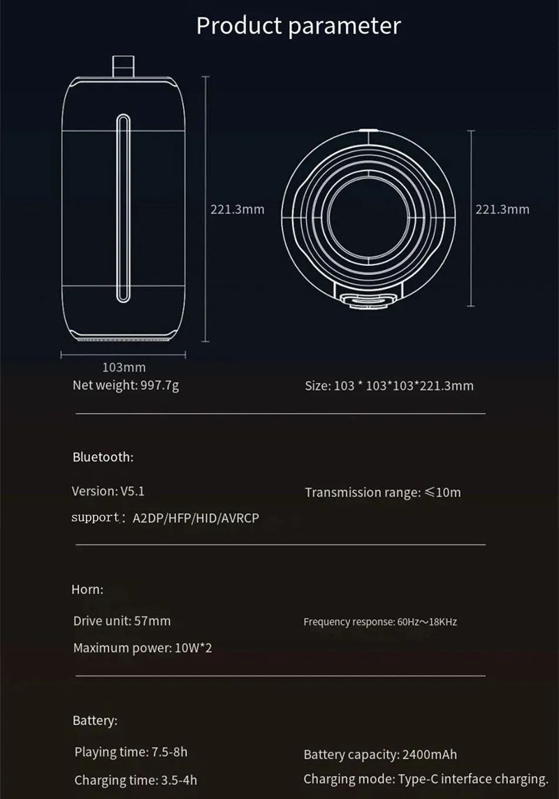 portable speaker