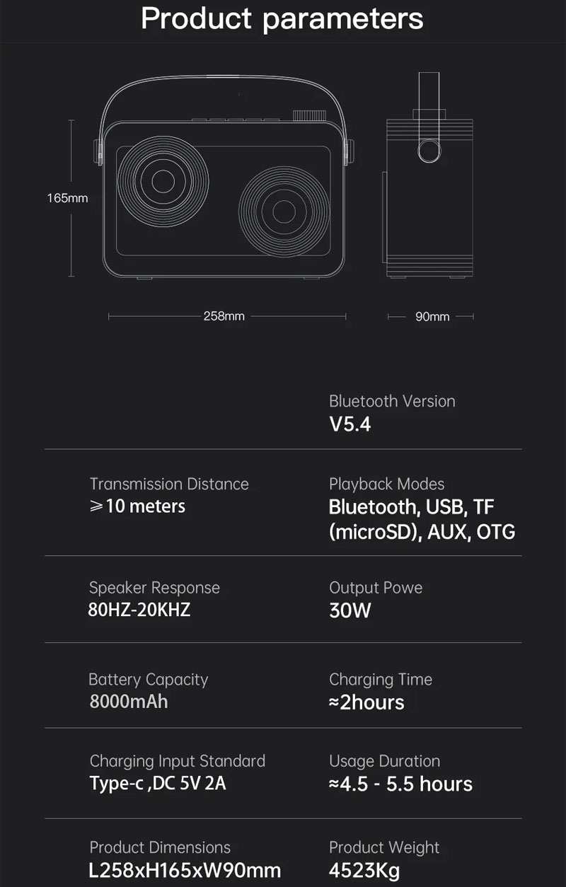 portable speaker